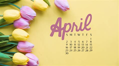 Free April 2023 Desktop Calendar Backgrounds Easy Download