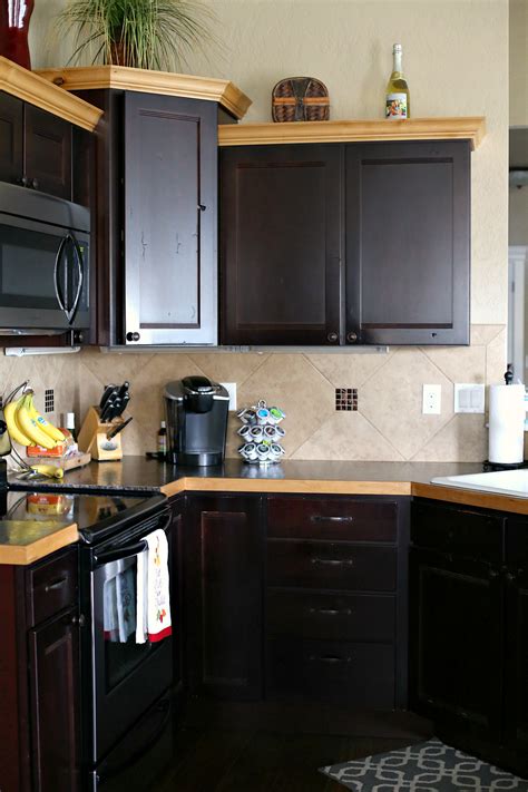 The seamless addition of a microwave rack. Build Your Dream Kitchen on a Budget with Sears Home ...