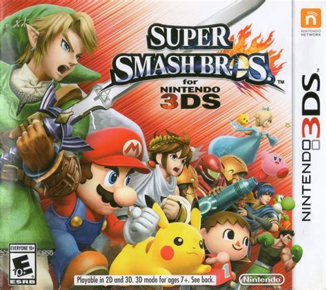 Super Smash Bros For Nintendo 3ds Box Covers Mobygames
