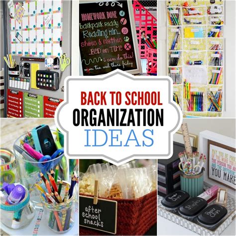Diy Back To School Organization Ideas 15 Back To School Ideas