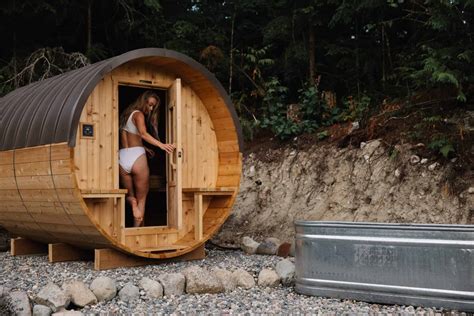 Hand Crafted Barrel Sauna