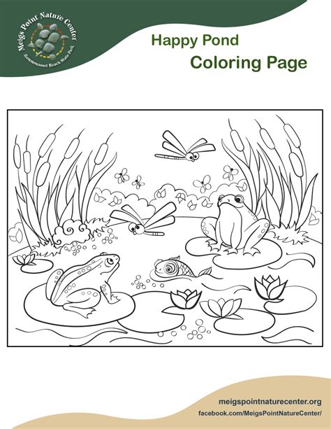 Coloring Pages Of Ponds