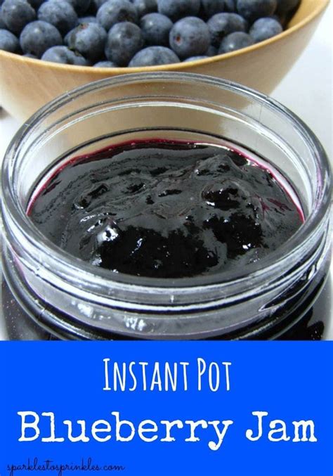 Maybe you would like to learn more about one of these? Instant Pot Blueberry Jam | Recipe | Blueberry jam ...