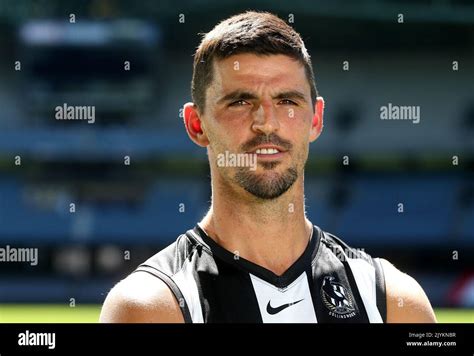 Scott Pendlebury Captain Of Collingwood Poses For A Photo During The