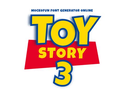 🤠 Toy Story Font Generator 👨‍🚀 Free