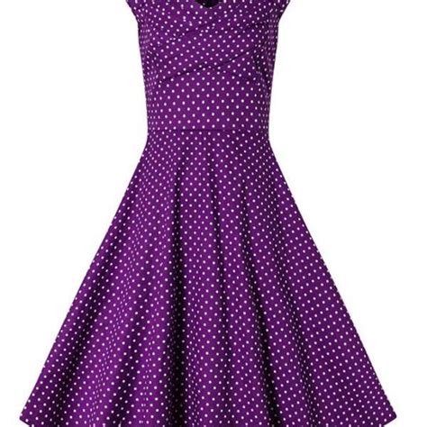 vintage style square neck light blue polka dots dress for women on luulla