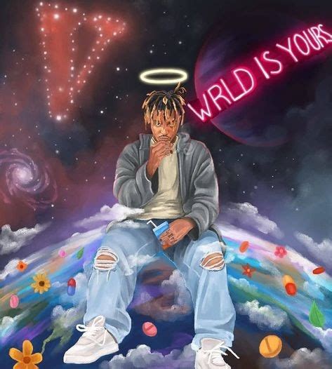 Juice Wrld Fan Art Album Cover Smile Juice Wrld And The Weeknd Song