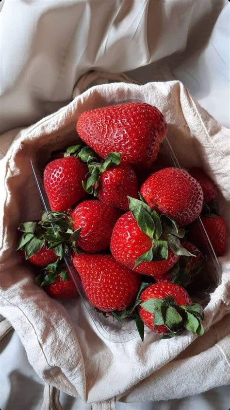 Strawberries Fruit Red Aesthetic Market Strawberry Strawberry