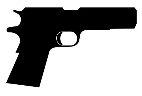 Gun Png Black And White Transparent Gun Black And Whitepng Images