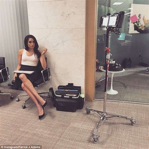 Never Before Seen Pictures Of Meghan Markle On Set Of Suits Daily
