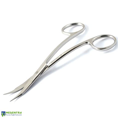 Surgical Goldman Fox Scissors Double Curved Gingival Tissue Cutting Shear
