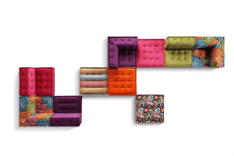Roche Bobois Mah Jong Modular Sofa Upholstered In Missoni Home