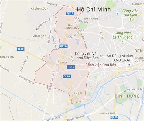 Hoạt động giải trí tại thành phố hồ chí minh: Bản Đồ Quận Bình Tân Thành Phố Hồ Chí Minh【Bản Đồ Việt Nam】