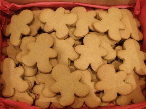 Naked Gingerbread Cookies Waiting To Be Dressed By Lot Flickr