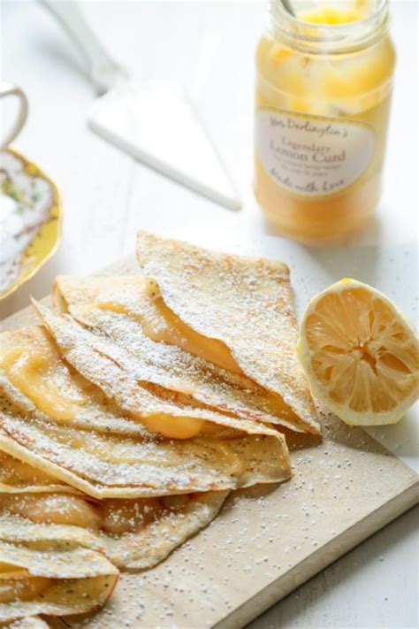 Lemon Poppyseed Crepes With Lemon Curd Country Cleaver