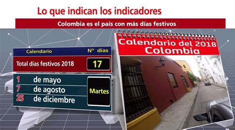 Indicadores Colombia Es El País Con Más Días Festivos Noticentro 1 Cmand