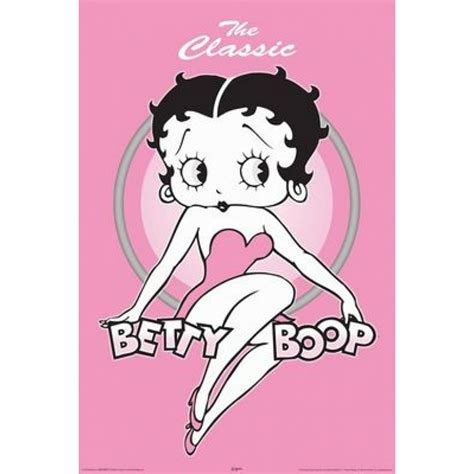 Betty Boop Pink Classic Poster 24 X 36