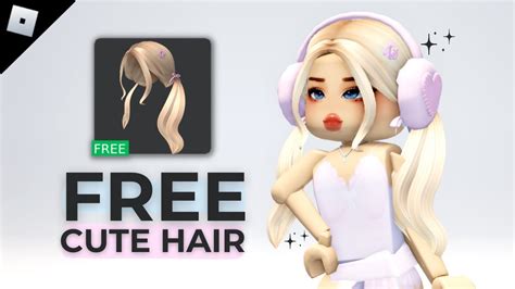 New Free Cute Roblox Hair 🤩🥰 Twice Blonde Pigtails Youtube