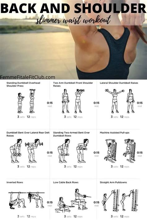 Get A Slimmer Waist Without A Waist Trainer Back And Shoulder Workout