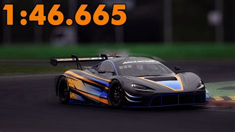 McLaren 720s GT3 EVO ACC V 1 9 3 Monza Hotlap Setup 1 46 665