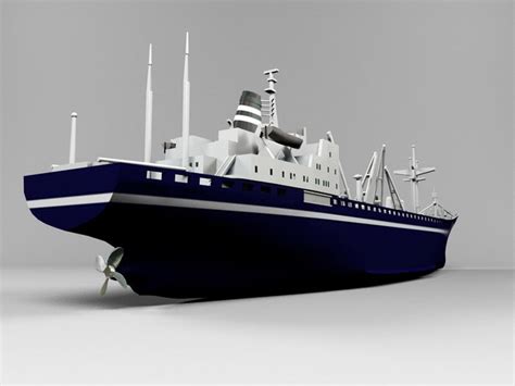 Cargo Ship 3d Model 3ds Max Files Free Download Modeling 49240 On Cadnav