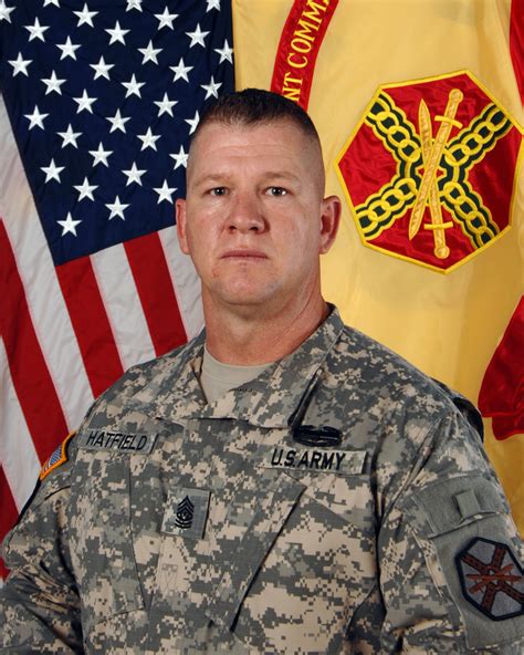 Command Sergeant Major Michael L Hatfield Article The United