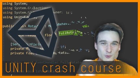 Unity Beginner Crash Course Scripting In C Within 10 Minutes Youtube