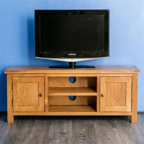 15 Photos Oak Tv Cabinets For Flat Screens