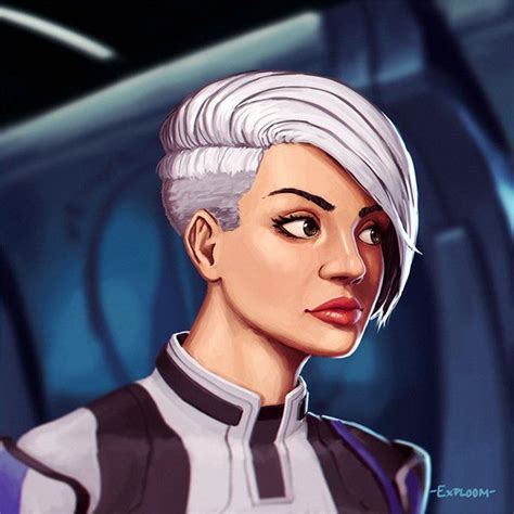 On Deviantart Cora Harper Mass Effect Portrait Girl