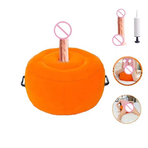 Inflatable Sex Pillow Chair With Dildo For Female Masturbation Body Support Pads Bdsm Sex