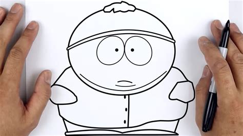 How To Draw Eric Cartman South Park Easy Step By Step Tutorial For Beginners Youtube