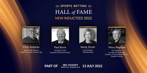 Sports Betting Hall Of Fame Class Of Announced SBC Americas