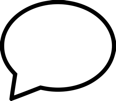 Speech Bubble Svg Png Icon Free Download (#514773) - OnlineWebFonts.COM