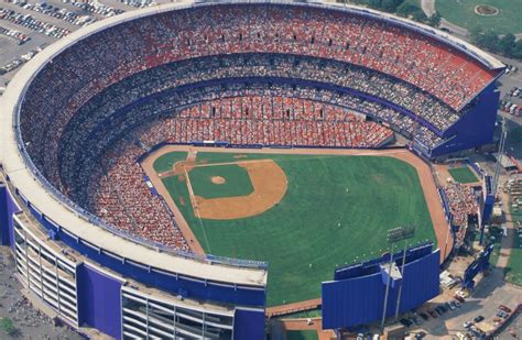 Aerial Photo Of A Fan Filled Shea Stadium Mets Vault
