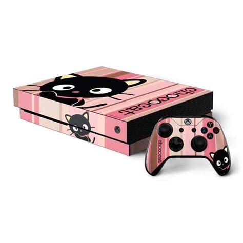 Chococat Pink And Brown Stripes Xbox One X Bundle Skin Xbox One The