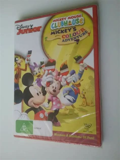 Mickey Mouse Clubhouse Mickeys Colour Adventure New And Sealed Dvd