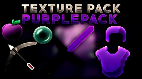 Minecraft Texture Pack Pvp Purple 128x 18 19 110 Youtube