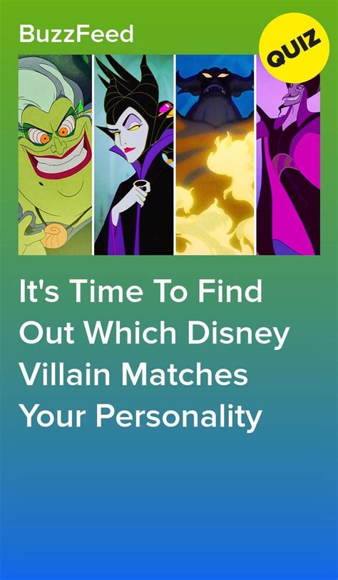 Which Disney Villain Are You Disneyvillains Its Time To Find Out