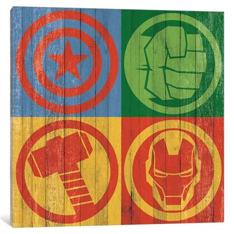 Found It At Wayfair Avengers Assemble Colored Wood By Marvel Comics