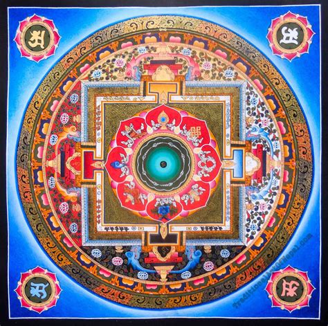Eight Auspicious Symbols Mandala Traditionalartofnepal
