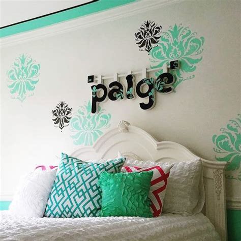 Pin On Damask Wall Stencils And Decor