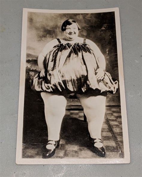 Estate Pickers Rppc 1910s Sideshow Circus Fat Lady Jessie 548 Lbs