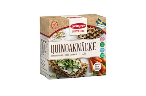 Kvinoanäkkileipä - gluteeniton näkkileipä | Semper Gluteeniton
