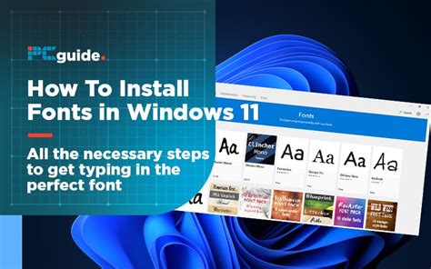 How To Install Fonts On Windows Pc Guide