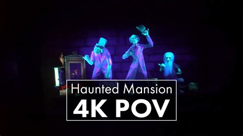 Haunted Mansion Low Light 4k Pov Magic Kingdom Youtube