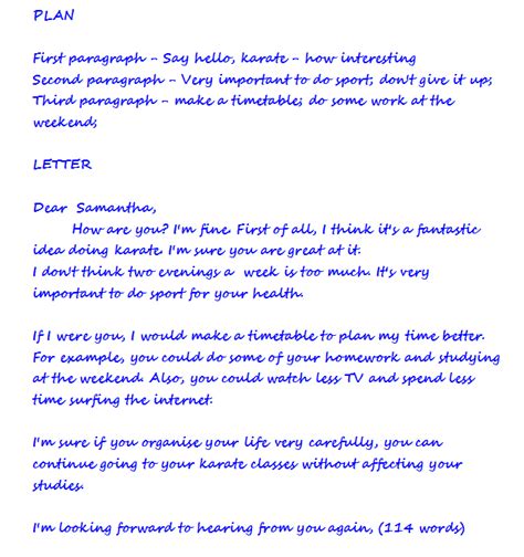 Combine these samples with our templates and cover letter builder tool to finish your application in minutes. PET Writing Part 2 and Part 3
