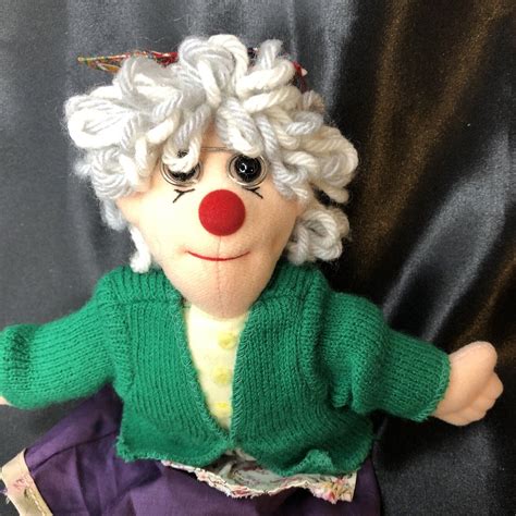 Vintage The Big Comfy Couch Granny Garbanzo Plush 10 Commonwealth Toys