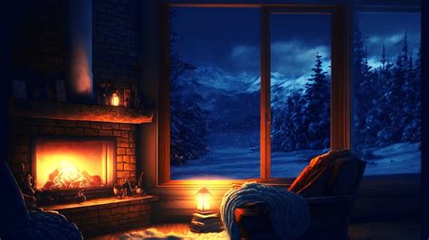 🔥 Sleep Deeply With Crackling Fireplace In A Relaxing Winter Cozy