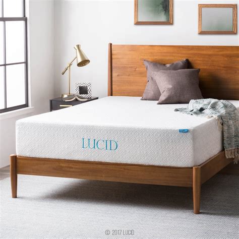 Your memory foam mattress gets so warm that it becomes difficult to sleep through the night. LUCID 12 Inch Gel Infused Memory Foam Mattress Review - Slant
