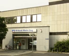 Sie suchen eine bank in menden? VR-Bank Rhein-Sieg eG, Geschäftsstelle Sankt Augustin ...
